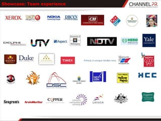 Showcase: Team experience
 