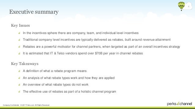 channel rebates what works