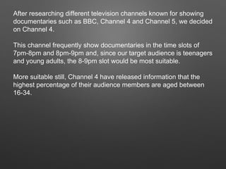 Channel research | PPTX
