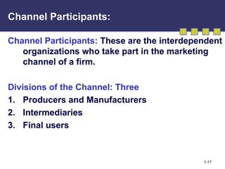 Marketing Channels and Logistics Management | PPT