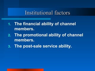 Channels of distribution | PPT