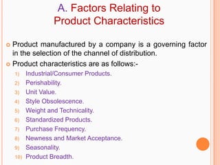 Channels of distribution | PPTX