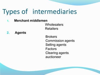 Channels of distribution | PPTX