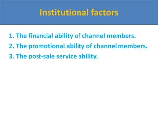 Channels of distribution | PPTX
