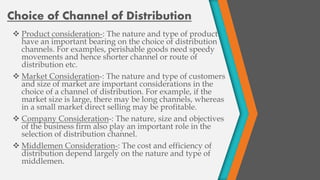 Channels of distribution ----mm (1) | PPTX