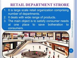 Channels of distribution 2: Retail Department Store, Chain store, Mail ...
