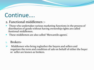 Channels of distribution ppt | PPTX