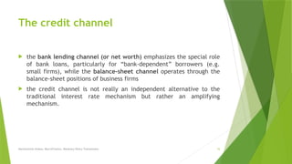 Channels of Monetary Policy Transmission.pptx