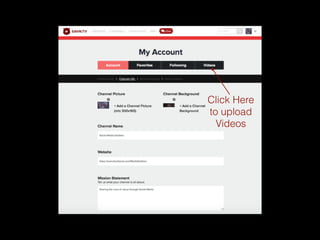 Click Here 
to upload 
Videos 
 