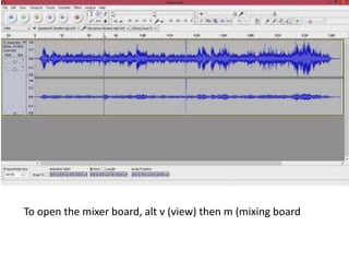 Mixer View Channel strip (mixer) | PDF