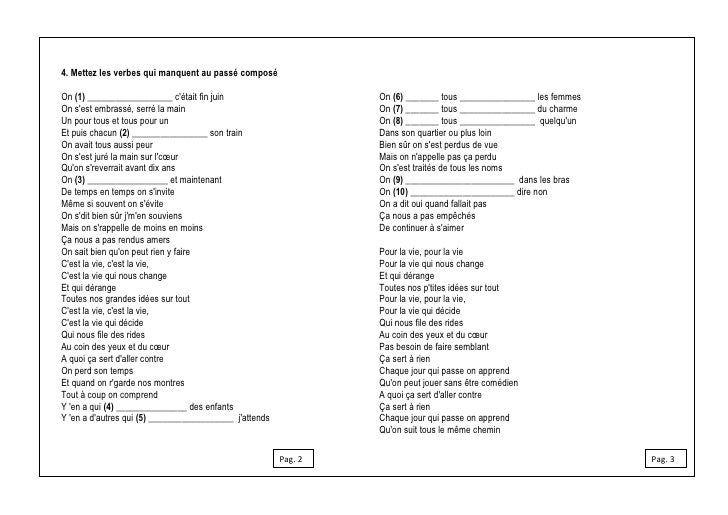 Paroles Et Si C était Les Marmots