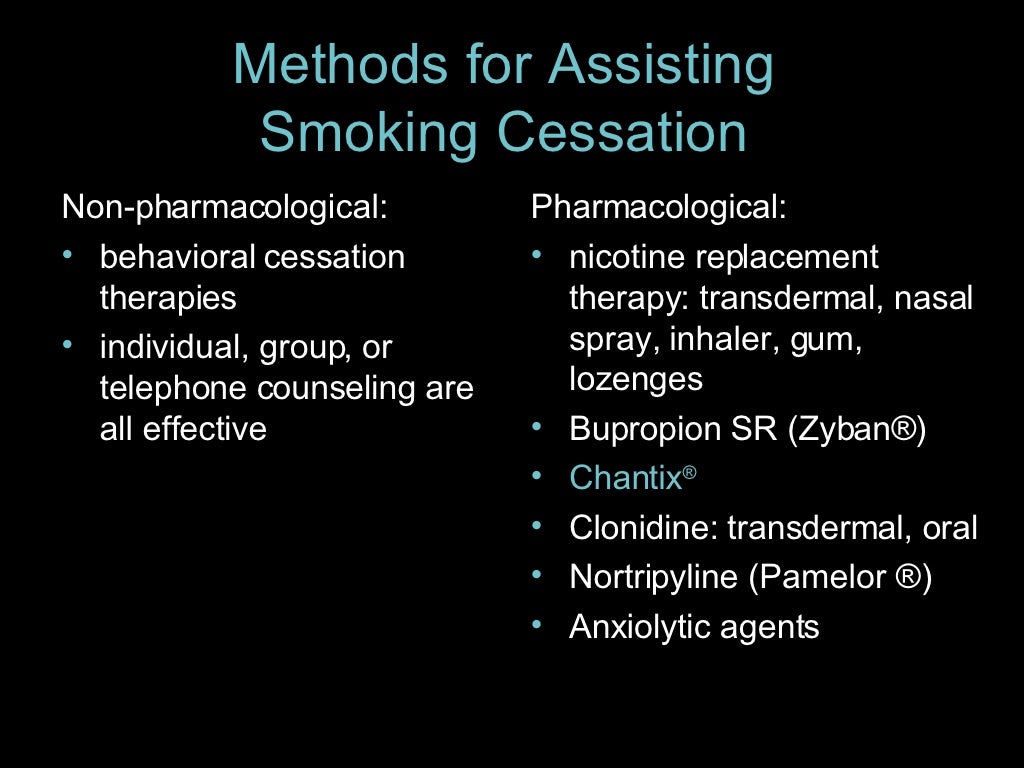 Chantix for Smoking Cessation