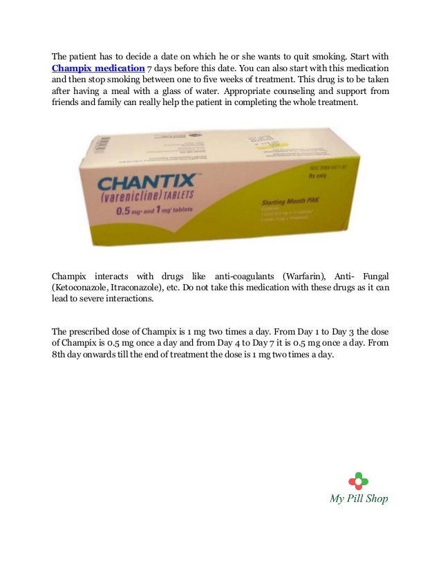 Chantix medicine is help to quit smoking