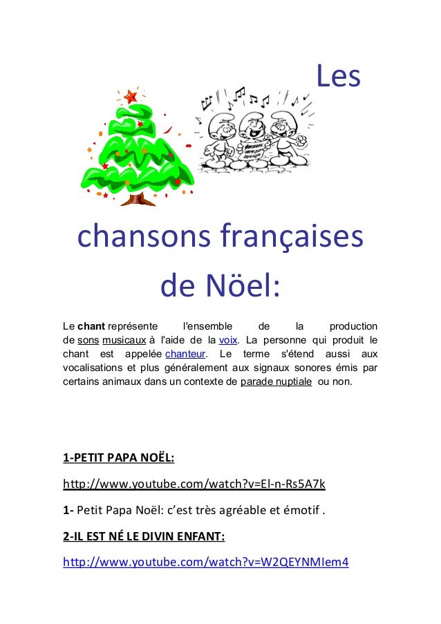 Chants de Noël.