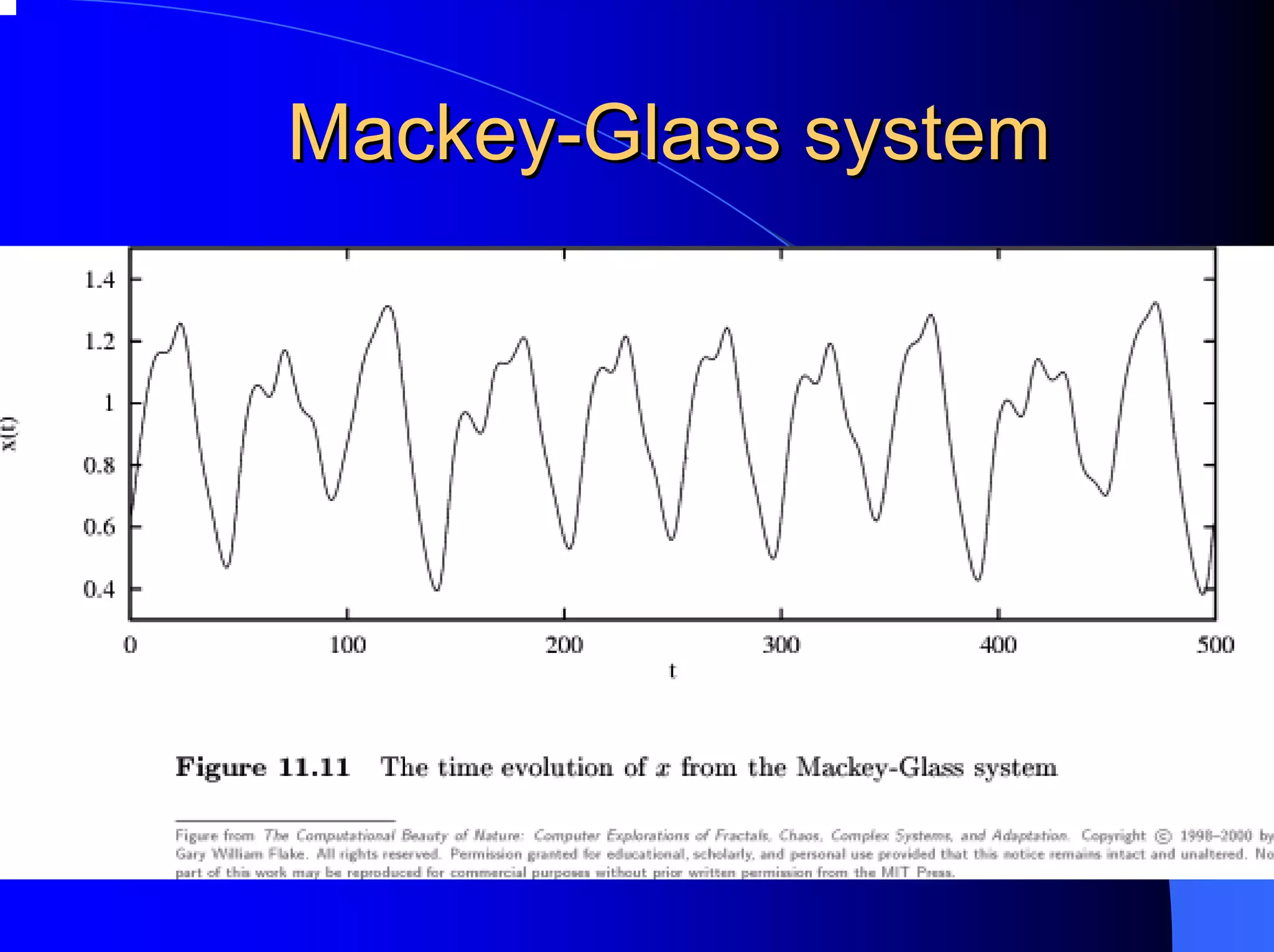 Mackey-Glass system
 
