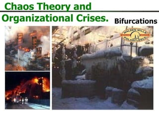 Chaos Theory and Organizational Crises. Bifurcations 
