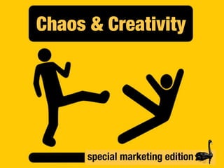 Chaos & Creativity




Chaos & Creativity: Special Marketing Edition   special marketing edition
                                                                        JasonTheodor.com
 