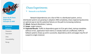 Chaos engineering & Gameday on AWS | PPTX