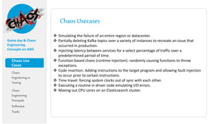 Chaos engineering & Gameday on AWS | PPTX