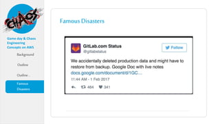 Chaos engineering & Gameday on AWS | PPTX