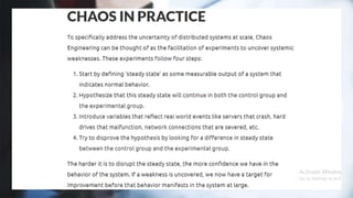 Chaos engineering and chaos testing | PPTX