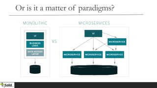 Or is it a matter of paradigms?
 