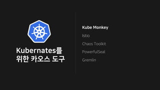 Chaos Toolkit
PowerfulSeal
Gremlin
 
