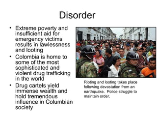 Chaos In Colombia | PPT