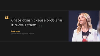 Chaos doesn’t cause problems.
It reveals them.
 
