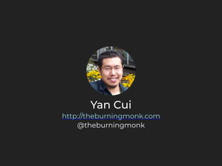 Yan Cui
http://theburningmonk.com
@theburningmonk
 