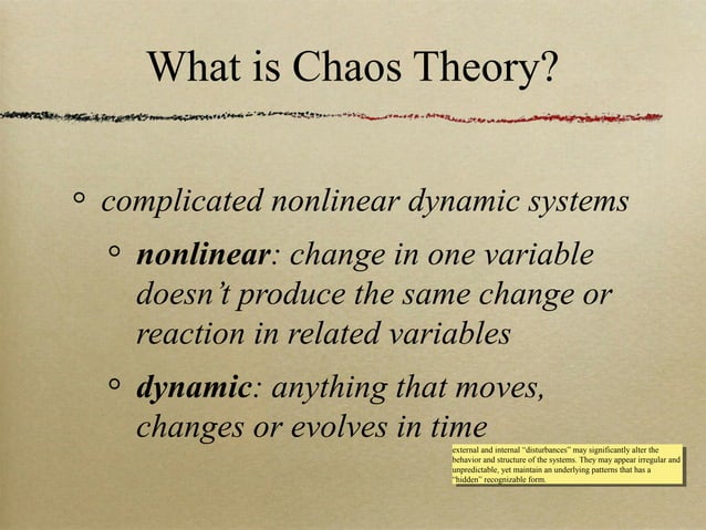 Chaos Theory | PPT