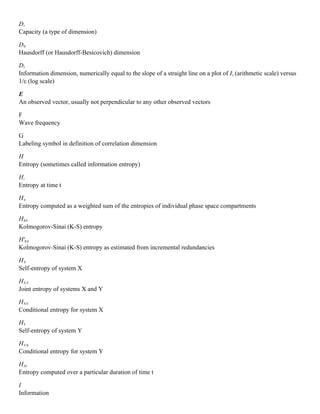 Conditional Dimention Chaos Theory Tamed: An Accessible Introduction to Fundamental Concepts ...