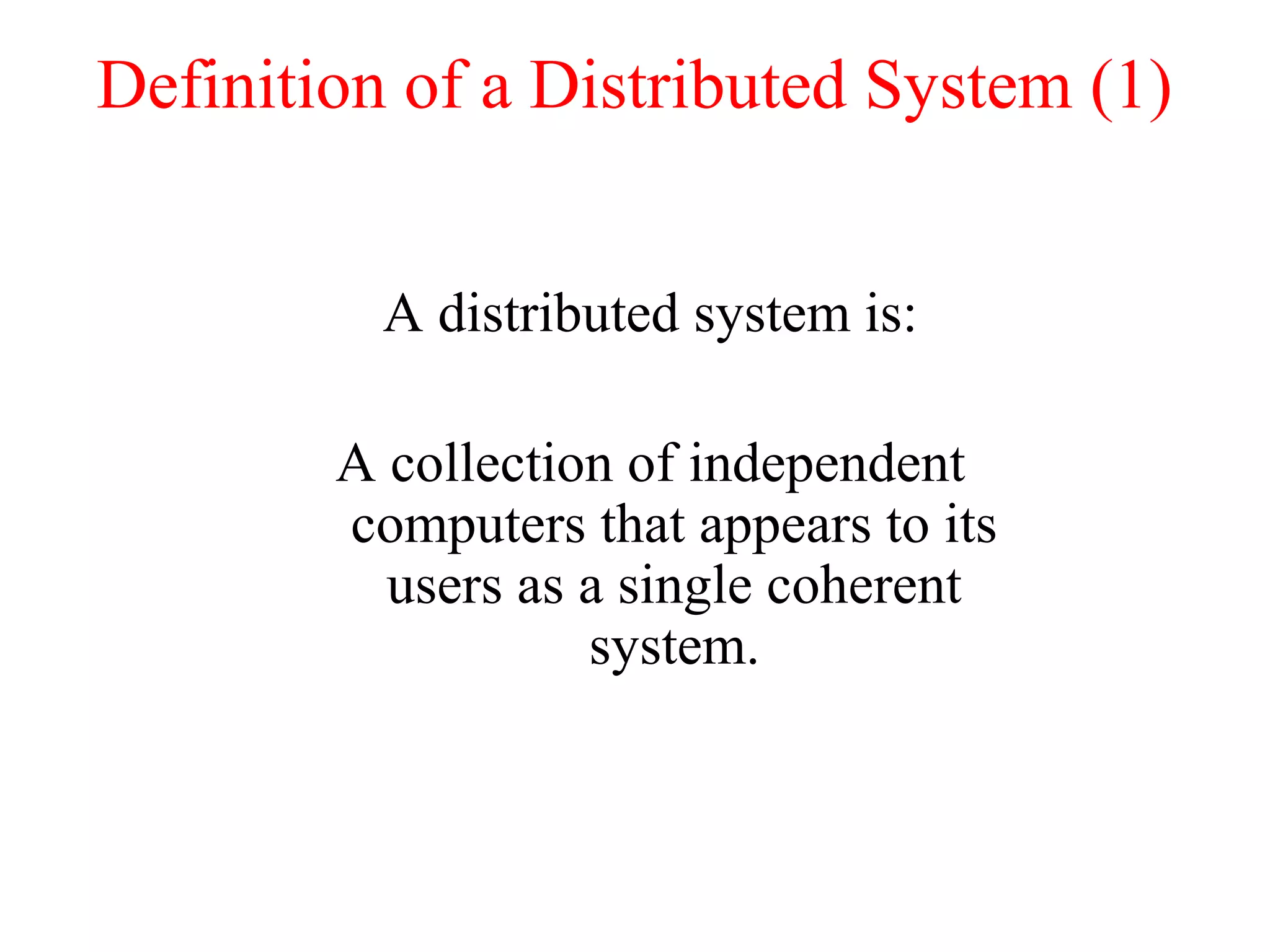 Distributed System by Pratik Tambekar | PPT