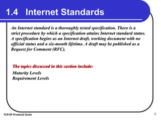 Comprehensive Overview of TCP/IP Protocol Suite and Internet Standards ...