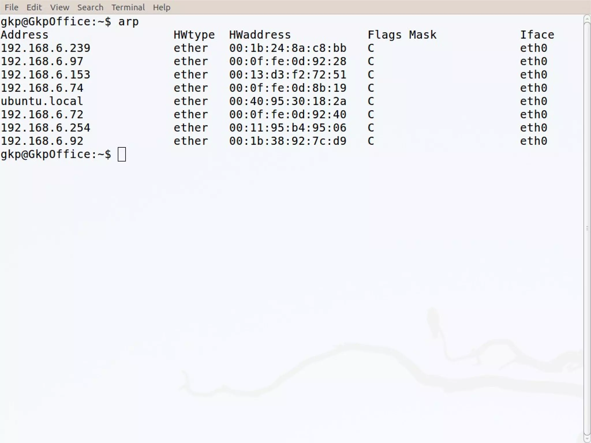 TCP/IP Protocol Suite 34
ARP Command
 