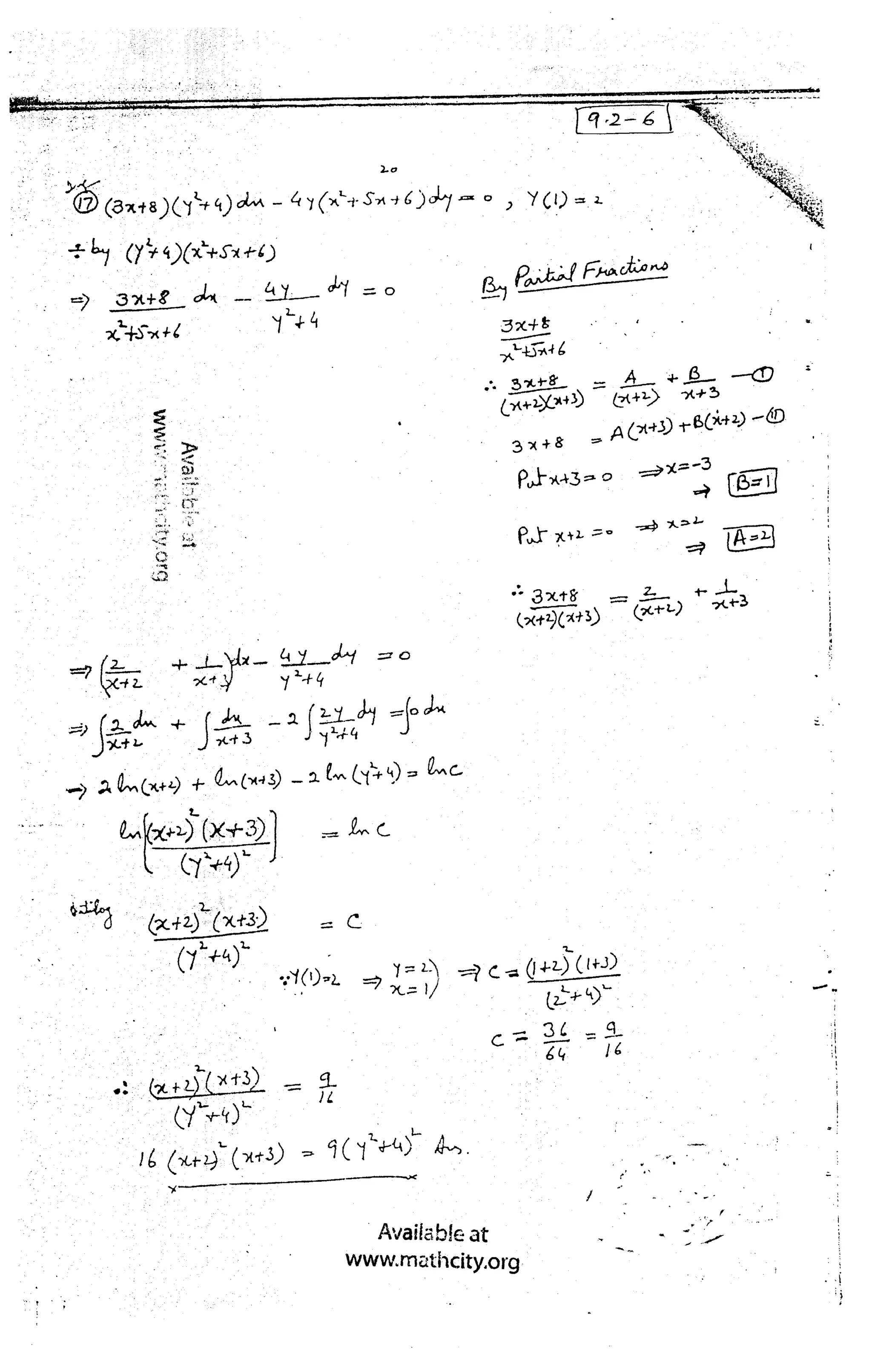 ‘,_’;
. :,~ ~
; ?—3-L7 ()/94)(x”+5‘x4-4)
.2; v ',K— ‘.1; H .5-w ‘-- ' ~» ’ ~ - ,2 
‘ V ’ ‘
V‘ y . 1; ‘.,;,Qi__:_
»6(axi+8)O1_fq),1M_z,7(,,+5Ma)»l7 , Y£l_):=_2_
._~» ..._ - -< -_~
. ’ - “”%,,»;§:
- -_ ;» e=~_*!}. ,
.  - wt. ‘ .-'
>0 ¢ ‘ ;
. 1 *1-.,"-'* 1
8,7 PM Pk“/W9 l
444--¢u&/*Y=@ W_—=9 3'x+$ L
1.- 1+4 -3x+x - ¢
'X.+_3-><+l ___/-- ~ ~ I - ‘‘ -  1_,+S'
2wit
<;
*4
* ,..
F‘!
,= I».
- ; ':
(J;
Li}
er’,
*
omen k
-v
I
L .
j <:V 1,. ~
PJ?¢*‘ ’° "“”*’ lP<=’-K
"<:.> * % '—’? E
‘W
.<-1- v:<
."v
,3
-.
Q3‘ {:3 I
7‘ 144 "
an =-. Ji,‘+-§- "Q3 '%
'<s¢»~>> W M»ow . Z. _) /(DA '"&.Lx+ -
’ 3 x + 8 =
. ;_3 ,
P,_1">~¥3"Q ‘:91 Q ‘.[§::lAI ii
.2 z. 1- ' - ‘-
‘ Q-,(.¢2)(_a(+3>) 1
I
I

=7 “J11 v‘~*4
.jg_aLv~+JJ*K ._9.J§1.»';_i'q”L7 "’_g°°l“ -_____ ~"-_ . I
, -x_.’.;_, $45 "F .
‘ --> 9~¢-L*+*> +% "~<““> '1“ *
LK3c_~§f5_(><~+-3)] 3&1
C‘/5+4)‘ "
- v
QML ,
"5‘u”8 f @¢+z)°*(><+s~) 2 c__________,__,..-
Y,
(x/Lv+A‘*)L ' 7- A Q.).Z_5_<H'.3)
.. -,4 , "< %¢<= .
4*“ '>>@=»/ {
~
¢ M /4 1
.2: ’ == 1 ' » '
. _ 14
- 1é<v<4-9LV<“""“-3) =‘ (7L‘W> gv“ - A
. I ~..
. _ ,< f - _
. »'u _",
,,,
' Availabée at - — 1' __f/ V
www“mathcity.orgL »
I. K . I
 