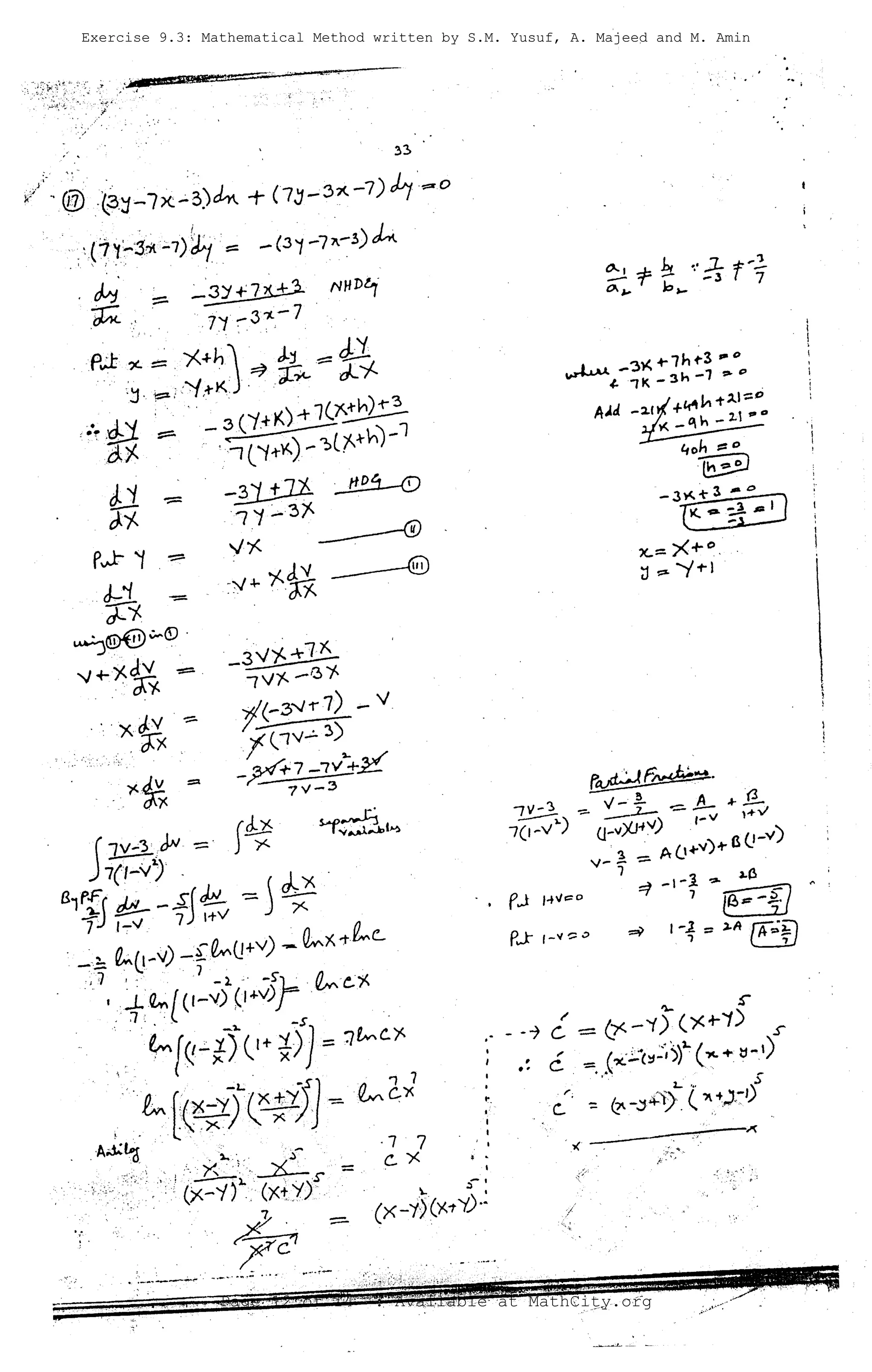 Chap 09-solutions-ex-9-3-method | PDF