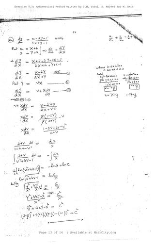 Chap 09-solutions-ex-9-3-method | PDF