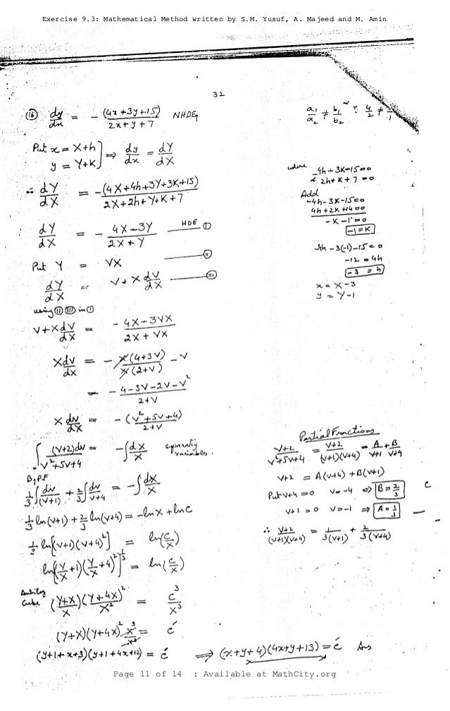 Chap 09 Solutions Ex 9 3 Method