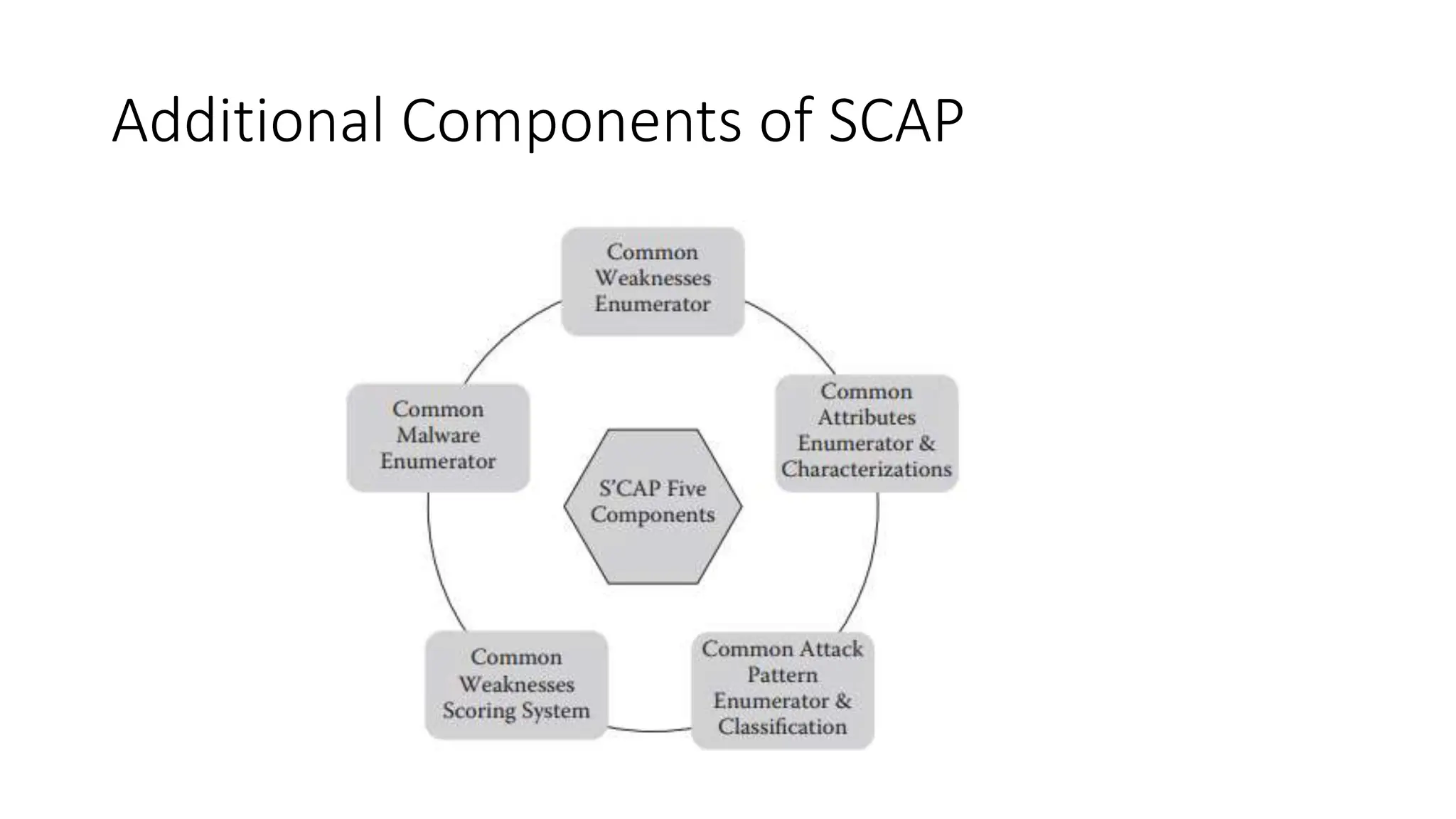 Additional Components of SCAP
 