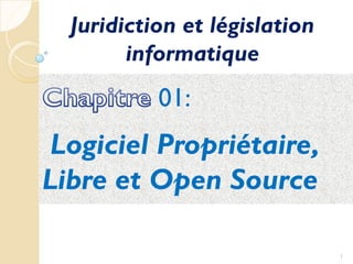 Logiciel Propriétaire, Libre et Open SourceLibre Source | PDF