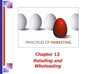 Chapter 13 Retailing and Wholesaling 