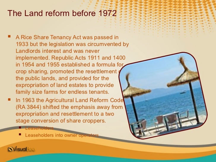 Chap. 14. comprehensive agrarian reform program