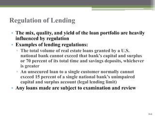 First Method Lending Chap -16 - Lending Procedures.ppt
