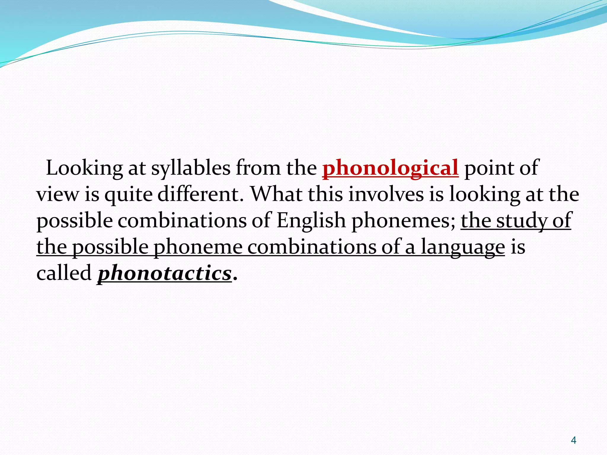 Chap.8 the syllable | PPTX