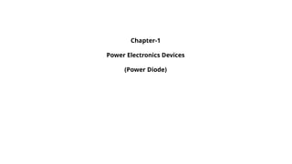Comprehensive Overview of Power Diode Characteristics and Operation in ...