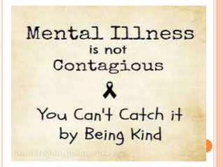 Mental health and illness- Basic theoretical concepts