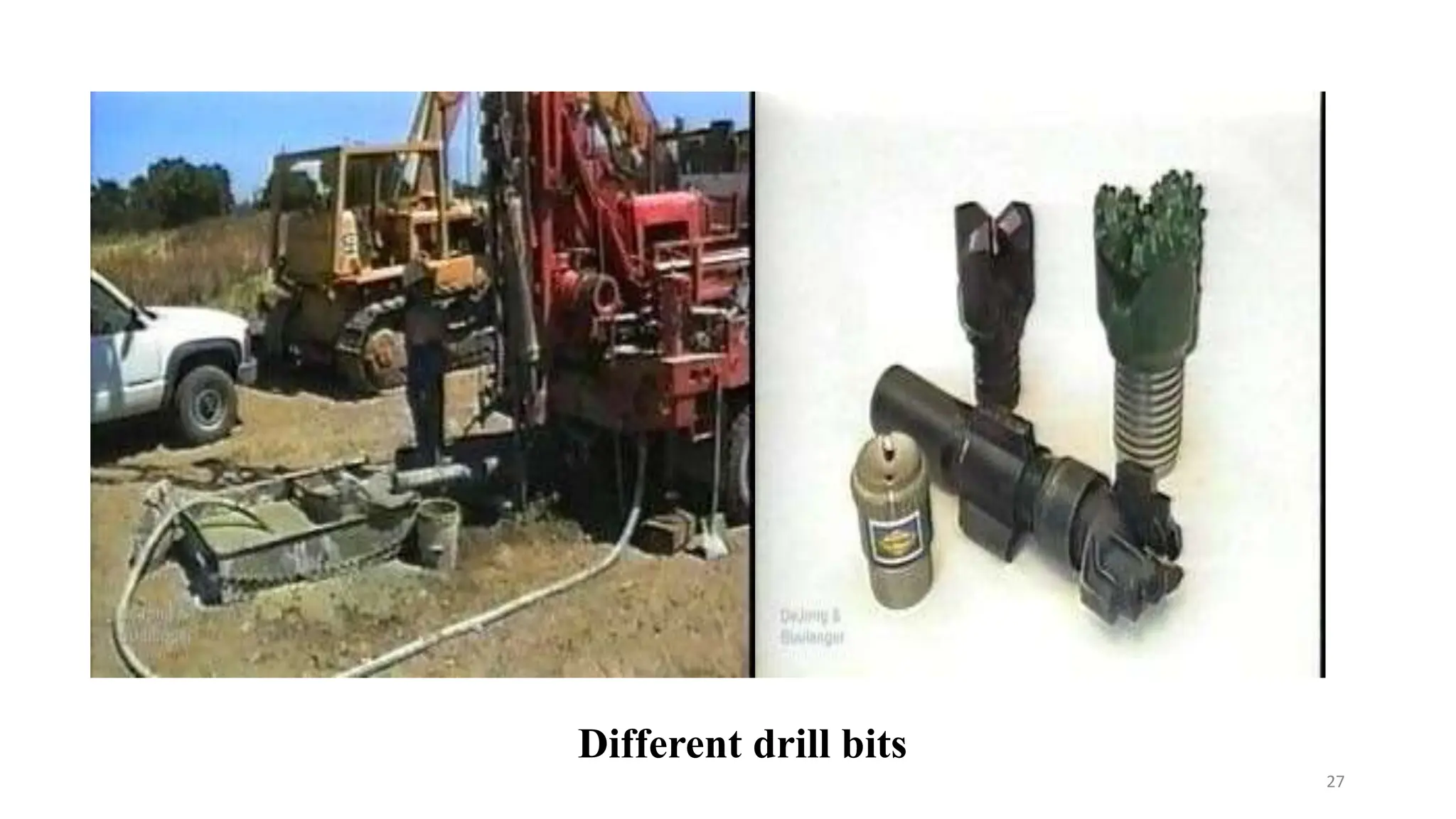 Different drill bits
27
 
