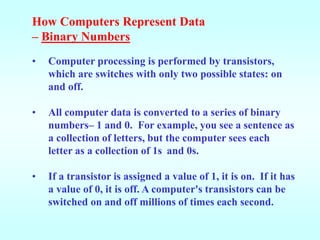 Transforming data into information | PPT | Computing | Technology ...