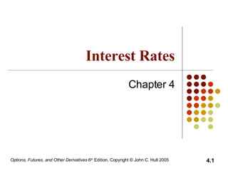 Interest Rates Chapter 4 